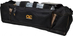 CLC - 23 Pocket Black Polyester Tool Bag - 16" Wide x 8" Deep x 11" High - Exact Industrial Supply