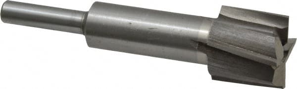 Value Collection - 25/32" Diam, 1/4" Shank, Diam, 4 Flutes, Straight Shank, Interchangeable Pilot Counterbore - Exact Industrial Supply