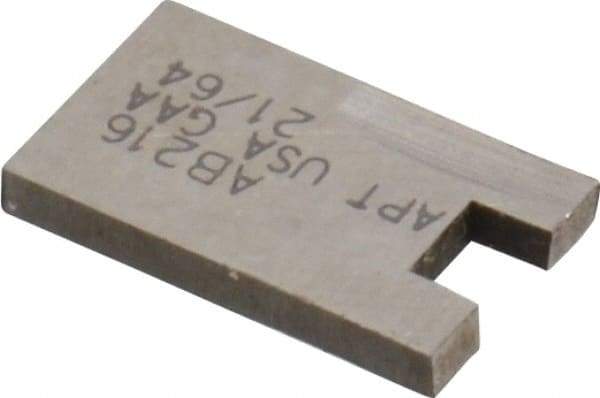 APT - 21/64" Cutting Diam, 1/16" Thick Blade, #10 Fastener Compatibility, Forward Cutting, Blade Type Counterbore Blade - High Speed Steel, Socket Head Cap Screw Compatible - Exact Industrial Supply