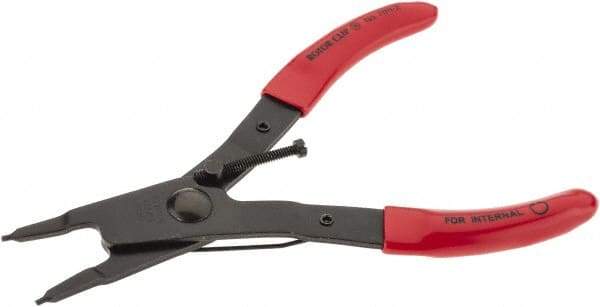 Rotor Clip - DHO Internal Retaining Ring Pliers - 5-1/2" OAL - Exact Industrial Supply