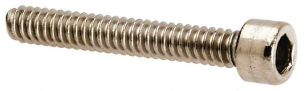 Value Collection - #4-40 UNC Hex Socket Drive, Socket Cap Screw - Grade 316 Stainless Steel, 3/4" Length Under Head - Exact Industrial Supply