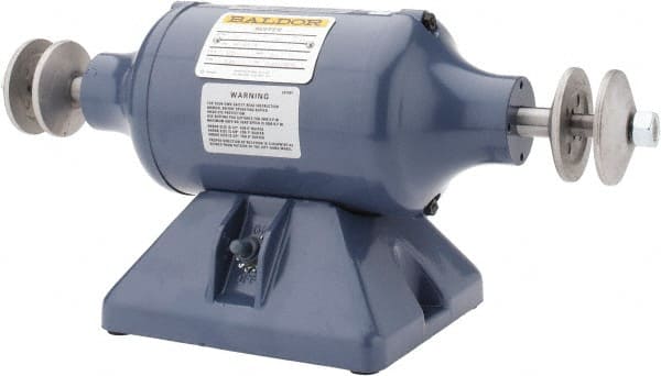 Baldor Reliance - 6" Wheel Diam x 3/4" Wheel Width, 1/3 hp Buffer - Exact Industrial Supply