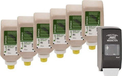 Value Collection - Liquid Hand Soap Dispenser - Plastic, Hanging, Black - Exact Industrial Supply