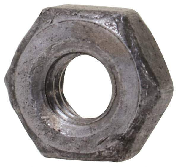 Value Collection - M2.5x0.45 Steel Right Hand Hex Nut - 4mm Across Flats, 1.6mm High, Uncoated - Exact Industrial Supply