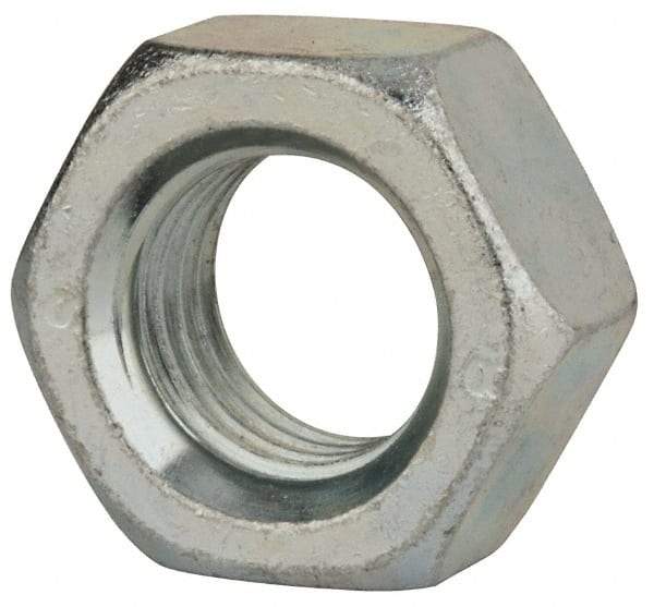 Value Collection - M30x3.50 Steel Right Hand Hex Nut - 46mm Across Flats, 24mm High, Zinc-Plated Finish - Exact Industrial Supply