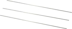 Van Keuren - 32 TPI, 1/32 Inch Pitch, 2 Inch Long, Thread Pitch Diameter Measuring Wire - 0.018 Inch Nominal Best Wire Diameter, 0.0271 Inch Nominal Constant, 3 Pieces - Exact Industrial Supply