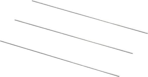 Van Keuren - 28 TPI, 0.0357 Inch Pitch, 2 Inch Long, Thread Pitch Diameter Measuring Wire - 0.0206 Inch Nominal Best Wire Diameter, 0.0309 Inch Nominal Constant, 3 Pieces - Exact Industrial Supply