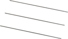 Van Keuren - 20 TPI, 0.05 Inch Pitch, 2 Inch Long, Thread Pitch Diameter Measuring Wire - 0.0289 Inch Nominal Best Wire Diameter, 0.0433 Inch Nominal Constant, 3 Pieces - Exact Industrial Supply