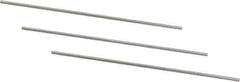Van Keuren - 16 TPI, 1/16 Inch Pitch, 2 Inch Long, Thread Pitch Diameter Measuring Wire - 0.0361 Inch Nominal Best Wire Diameter, 0.0541 Inch Nominal Constant, 3 Pieces - Exact Industrial Supply