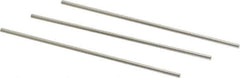 Van Keuren - 2mm Pitch, 1-1/2 Inch Long, Thread Pitch Diameter Measuring Wire - 1.15mm Nominal Best Wire Diameter, 0.0682 Inch Nominal Constant, 3 Pieces - Exact Industrial Supply