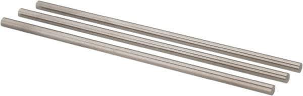 Van Keuren - 8 TPI, 0.13 Inch Pitch, 1-1/2 Inch Long, Thread Pitch Diameter Measuring Wire - 0.0646 Inch Nominal Best Wire Diameter, 0.0811 Inch Nominal Constant, 3 Pieces - Exact Industrial Supply