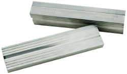 Wilton - 4" Jaw Width, Aluminum, Vise Jaw Cap - Magnetic Attachment - Exact Industrial Supply