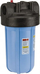 Pentair - 7-1/4 Inch Outside Diameter, 14 Inch Cartridge Length, 50 Micron Rating, Cartridge Filter Assembly - 1-1/2 Inch Pipe, Reduces Sediment - Exact Industrial Supply