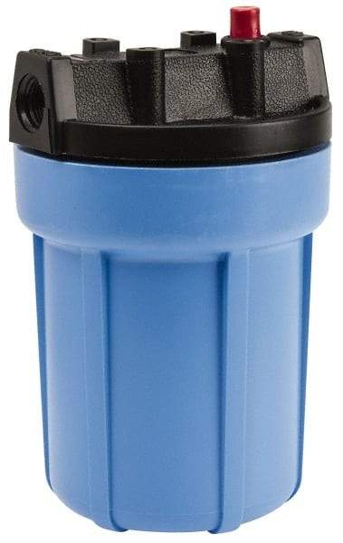 Pentair - 4-5/8 Inch Outside Diameter, 8 Inch Cartridge Length, 5 Micron Rating, Cartridge Filter Assembly - 3/8 Inch Pipe, Reduces Taste, Odor and Sediment - Exact Industrial Supply