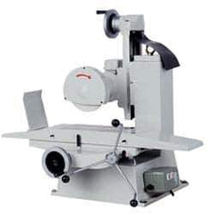 Enco - 12 Inch Long x 6 Inch Wide Table, Manual Bench Machine Surface Grinder - 3/4 hp, 3,450 RPM Spindle Speed, 36-1/2 Inch Overall Length, 1-1/4 Inch Arbor Hole Diameter - Exact Industrial Supply