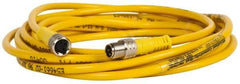 Brad Harrison - 4 Amp, M8 Male Straight to Female Straight Cordset Sensor and Receptacle - 60 VAC, 75 VDC, 4m Cable Length, IP68 Ingress Rating - Exact Industrial Supply
