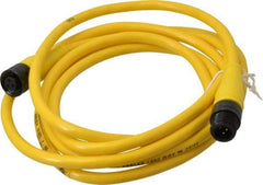 Brad Harrison - Female to Male Cordset Sensor and Receptacle - 250 VAC/VDC, 6 Ft. Long Cable, IP68 Ingress Rating - Exact Industrial Supply