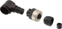 Brad Harrison - 4 Amp, Female 90° to Male 90° Field Attachable Connector Sensor and Receptacle - 250 VAC, 300 VDC, IP67 Ingress Rating - Exact Industrial Supply