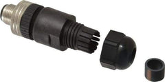 Brad Harrison - 4 Amp, Male Straight Field Attachable Connector Sensor and Receptacle - 250 VAC, 300 VDC, IP67 Ingress Rating - Exact Industrial Supply