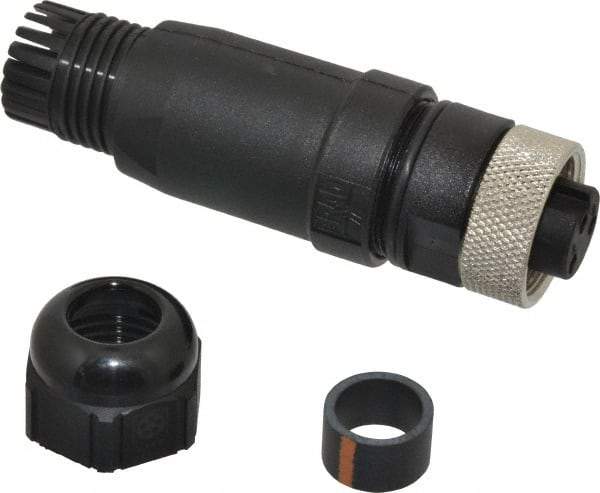 Brad Harrison - 13 Amp, Female Straight Field Attachable Connector Sensor and Receptacle - 600 VAC/VDC, IP67 Ingress Rating - Exact Industrial Supply
