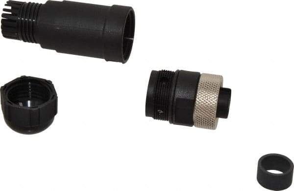 Brad Harrison - 8 Amp, Female Straight Field Attachable Connector Sensor and Receptacle - 600 VAC/VDC, IP67 Ingress Rating - Exact Industrial Supply