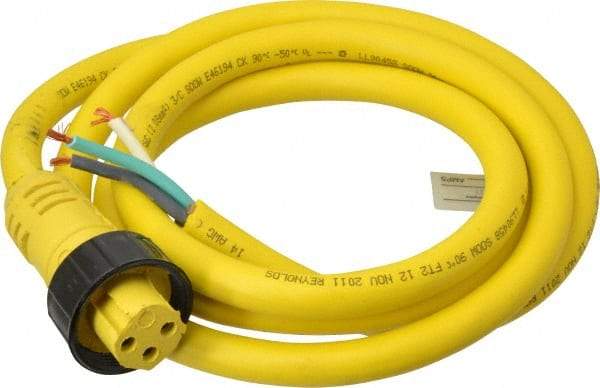 Brad Harrison - 18 Amp, Female Cordset Sensor and Receptacle - IP68 Ingress Rating - Exact Industrial Supply