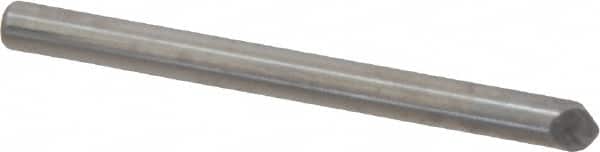 Accupro - 1/8" Diam 2 Flute Single End Solid Carbide Chamfer Mill - Exact Industrial Supply