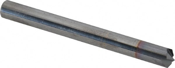 Accupro - 1/4" Diam 4 Flute Single End Solid Carbide Chamfer Mill - Exact Industrial Supply