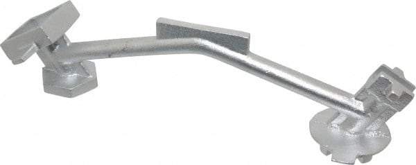 Value Collection - Cast Iron Drum Plug Wrench - For Use with Most Metal and Plastic Male and Female Plugs or Bung Nuts - Exact Industrial Supply