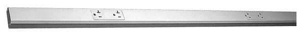 Wiremold - 5 Outlets, 120 Volts, 15 Amps, 5' Cord, Power Outlet Strip - 2 Circuits, Raceway Mount, 5-15P NEMA Configuration, 5' Strip - Exact Industrial Supply
