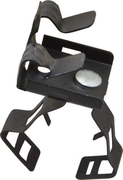 Thomas & Betts - Spring Steel Rigid/EMT Bottom Flange Mounted Conduit Clip - 1/2, 3/4" EMT, 3/4" Rigid, Anodized Finish - Exact Industrial Supply