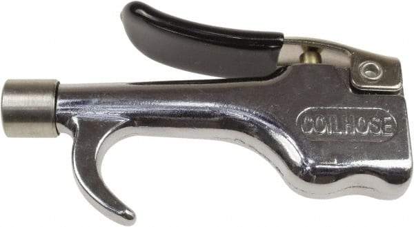 Coilhose Pneumatics - Tamperproof Safety Nozzle Thumb Lever Blow Gun - 1/4 NPT, Zinc - Exact Industrial Supply
