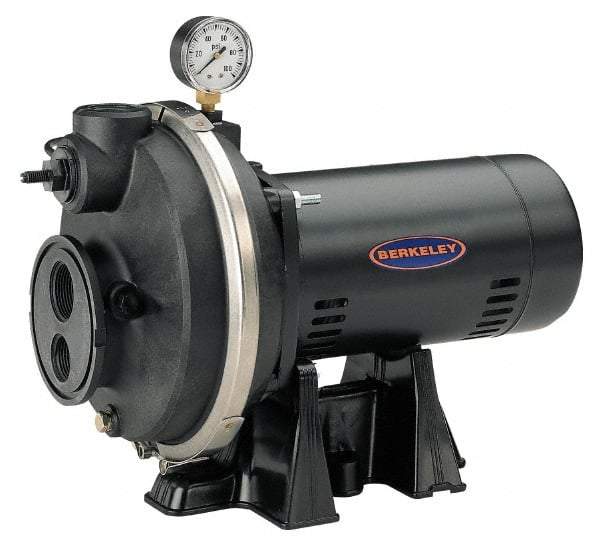 Berkeley - Jet Pumps Horsepower: 1-1/2 Shut Off Feet: 50 (Feet) - Exact Industrial Supply