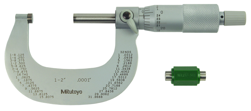 1-2" MICROMETER - Exact Industrial Supply