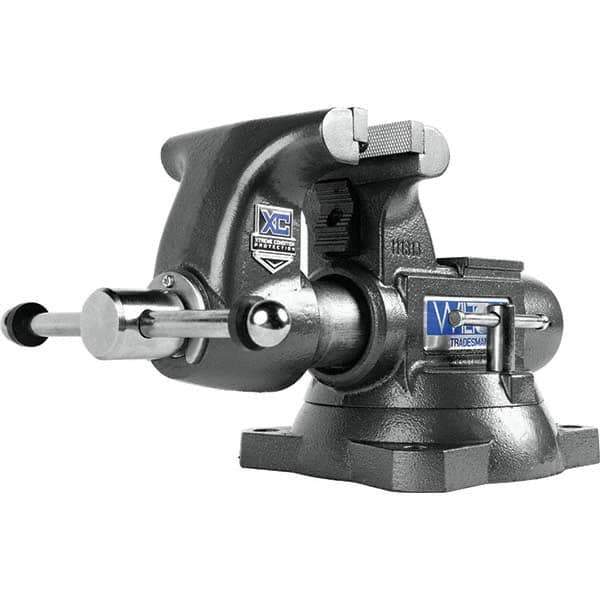 Wilton - Bench & Pipe Combination Vises Jaw Width (Inch): 5-1/2 Jaw Opening Capacity (Inch): 3-5/8 - Exact Industrial Supply