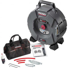 Ridgid - Electric & Gas Drain Cleaning Machines Type of Power: Cordless Drill (Not Included) For Minimum Pipe Size: 2 (Inch) - Exact Industrial Supply