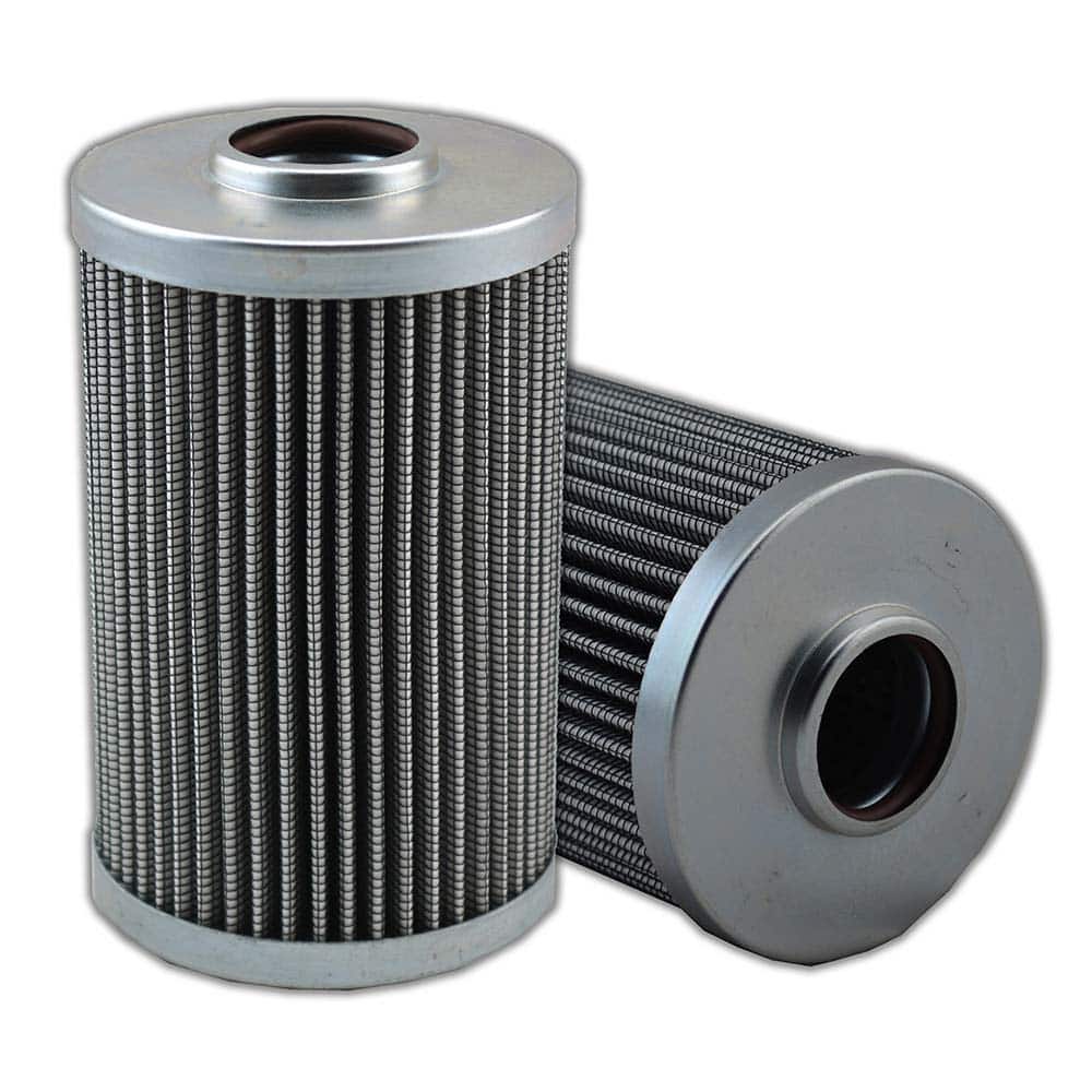 Replacement/Interchange Hydraulic Filter Element: Microglass, 10  µ