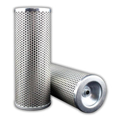 Replacement/Interchange Hydraulic Filter Element: Microglass, 10  µ