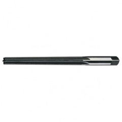 #2 STR / RHC HSS Straight Shank Straight Flute Taper Pin Reamer - Bright - Exact Industrial Supply