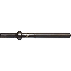 Mayhew - 7/16" Head Width, 6" OAL, Roll Pin Punch - Round Drive, Round Shank, Steel - Exact Industrial Supply
