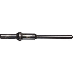 Mayhew - 5/16" Head Width, 6" OAL, Roll Pin Punch - Round Drive, Round Shank, Steel - Exact Industrial Supply