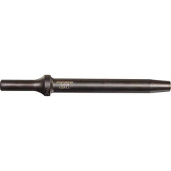 Mayhew - 3/16" Head Width, 6" OAL, Rivet Cutter Chisel - Round Drive, Round Shank, Steel - Exact Industrial Supply