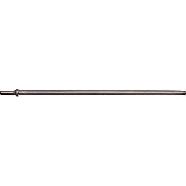Mayhew - 3/8" Head Width, 18" OAL, Tapered Punch Chisel - Round Drive, Round Shank, Steel - Exact Industrial Supply