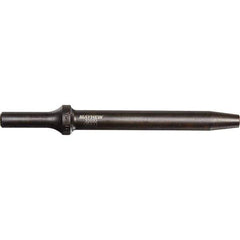 Mayhew - 5/32" Head Width, 6" OAL, Rivet Cutter Chisel - Round Drive, Round Shank, Steel - Exact Industrial Supply