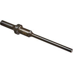 Mayhew - 1/4" Head Width, 6" OAL, Roll Pin Punch - Round Drive, Round Shank, Steel - Exact Industrial Supply