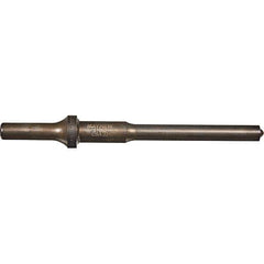 Mayhew - 3/8" Head Width, 6" OAL, Roll Pin Punch - Round Drive, Round Shank, Steel - Exact Industrial Supply