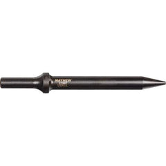 Mayhew - 6" OAL, Tapered Punch Chisel - Round Drive, Round Shank, Steel - Exact Industrial Supply