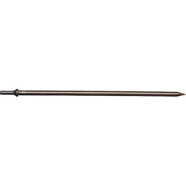 Mayhew - 18" OAL, Tapered Punch Chisel - Round Drive, Round Shank, Steel - Exact Industrial Supply