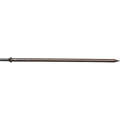 Mayhew - 18" OAL, Tapered Punch Chisel - Round Drive, Round Shank, Steel - Exact Industrial Supply