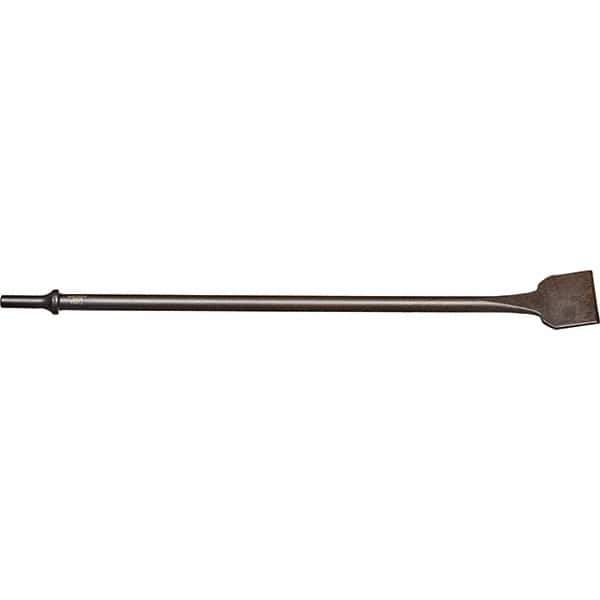 Mayhew - 2" Head Width, 24" OAL, Scraper Punch - Round Drive, Round Shank, Steel - Exact Industrial Supply